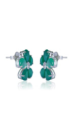 Promise Petal Emerald Studs