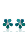 Promise Petal Emerald Studs