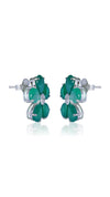 Promise Petal Emerald Studs