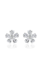 Rukmini Vasanth in Promise Petal Diamond Studs