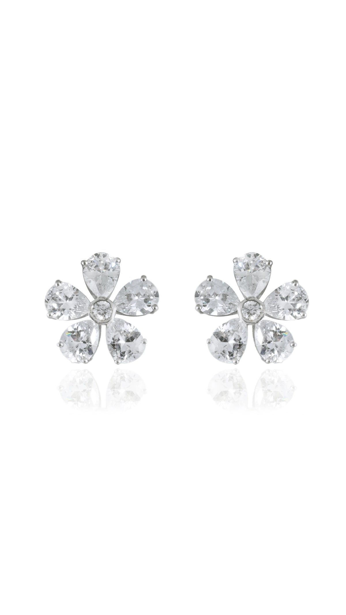 Rukmini Vasanth in Promise Petal Diamond Studs