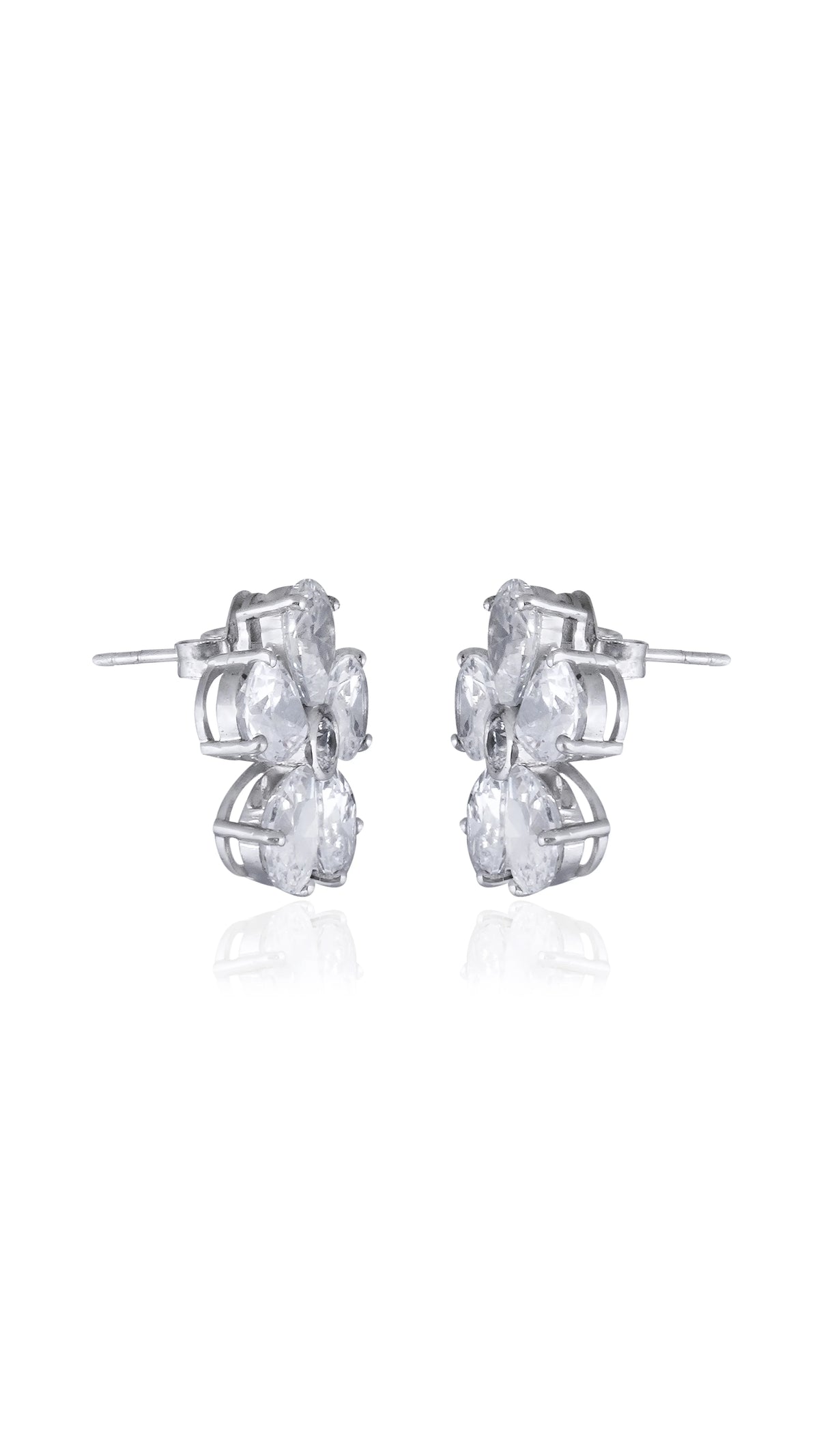 Rukmini Vasanth in Promise Petal Diamond Studs