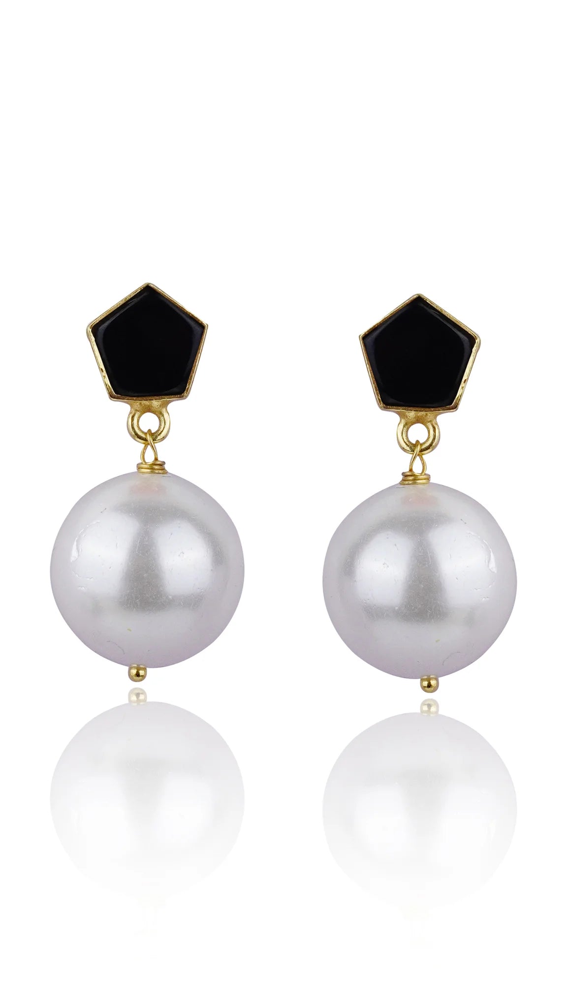 La Fiore - Noir Studs