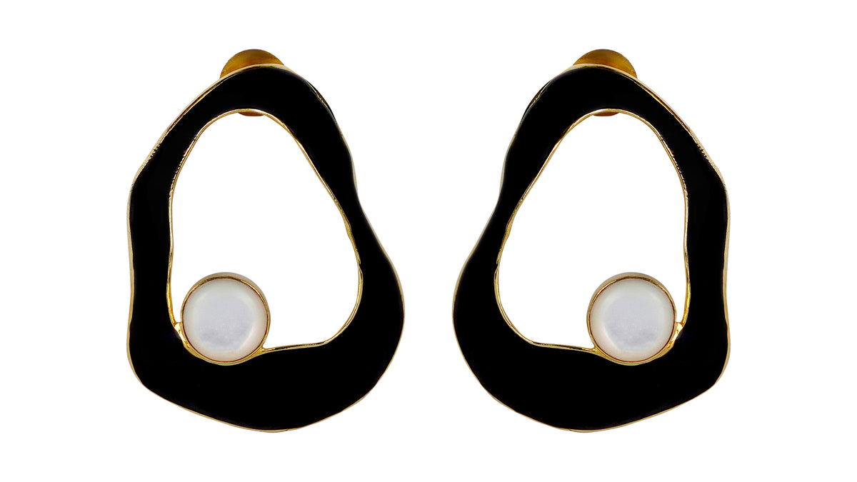 Varnika Arora Diora Frost Studs jewelry, small silver stud earrings with a frosted finish, shown against a neutral background. Main image