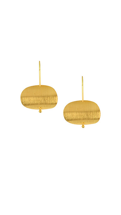 Gold Plated Tuba Earrings