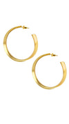 Gold Plated Funnel Hoops