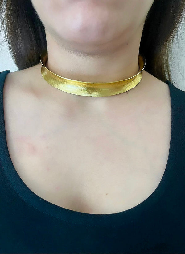 Gold Plated Funnel Choker