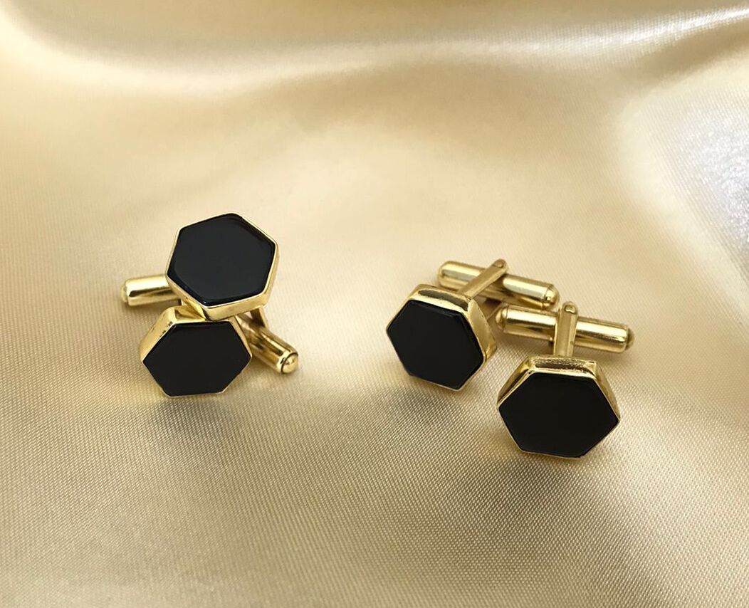Black Onyx Cufflinks Secondary image