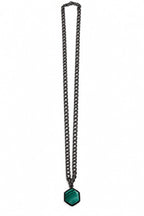 Malachite Noir Chain