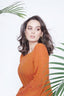 Evelyn Sharma in Sunburst Earrings