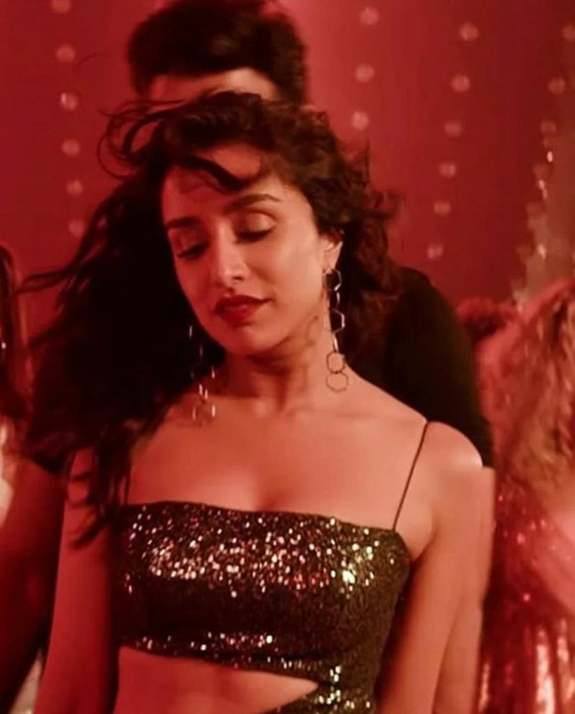 Shraddha Kapoor in Maze Earrings - Gold & Rose Gold