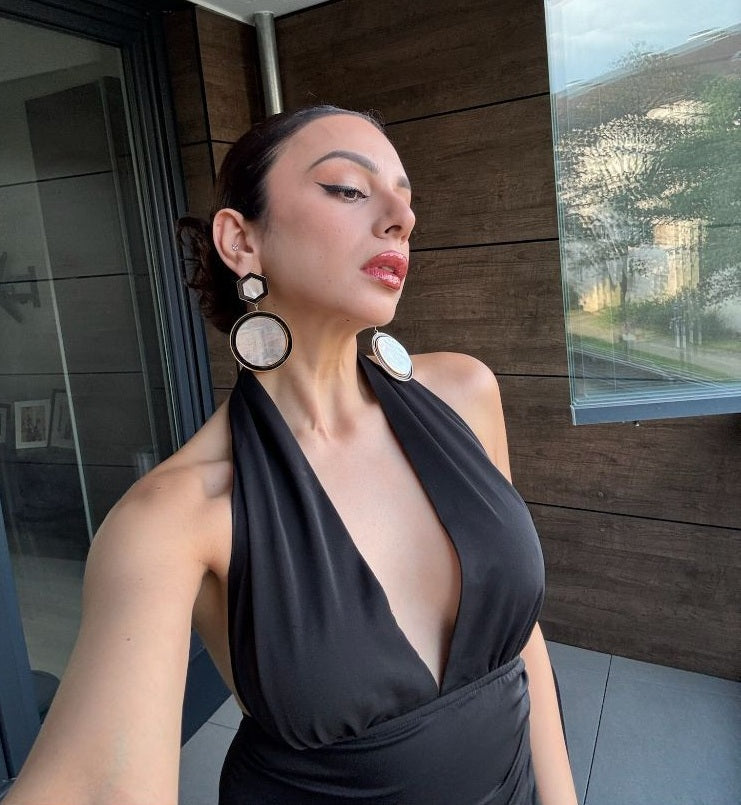 Nitibha Kaul in Azia Earrings Main image