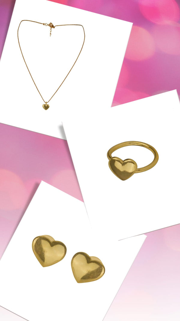 Love & Hope Studs+Ring+Pendant 10