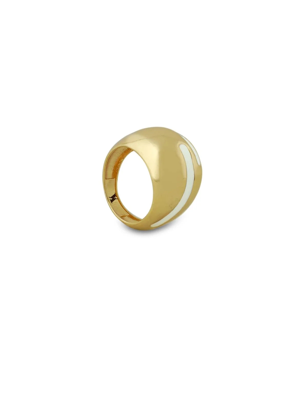Pragya Jaiswal in Verdora White Enamel Ring