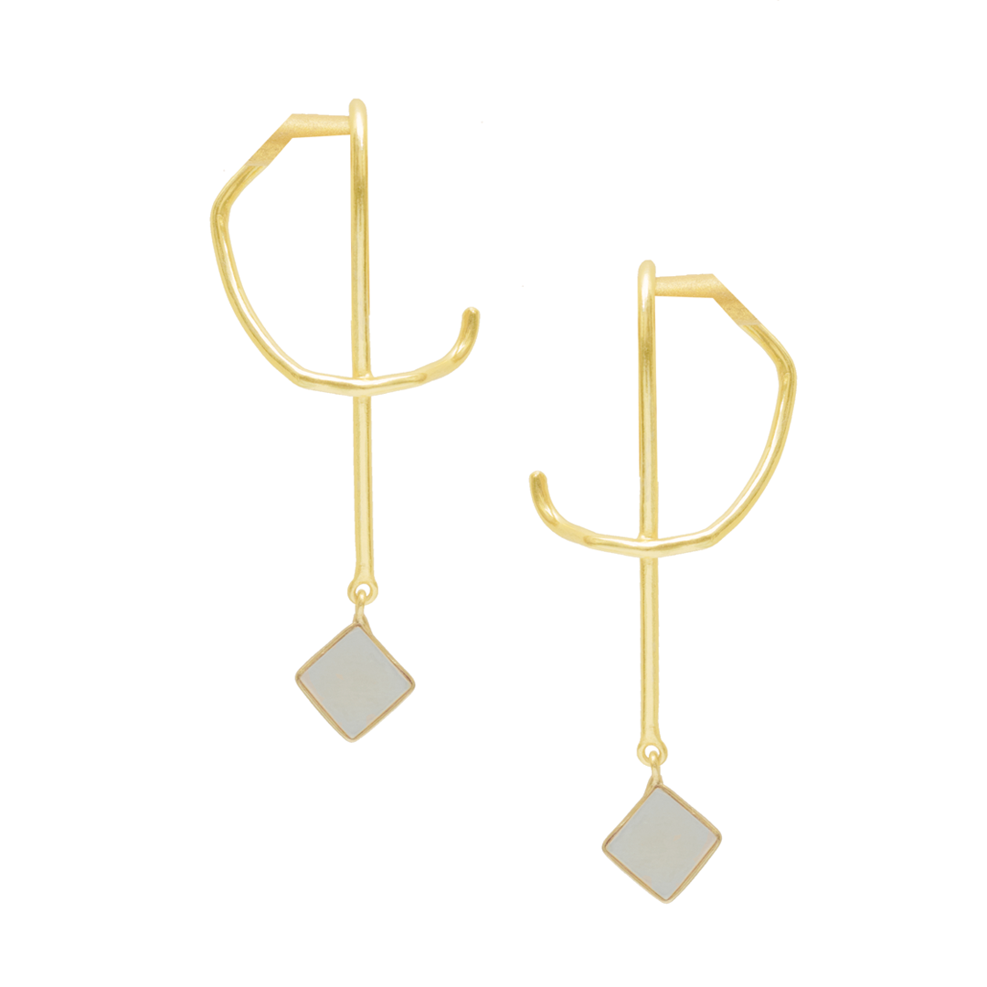 Sukhneet Wadhwa in Whisp Earrings