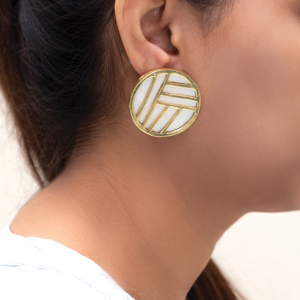 Luxor - Gold Plated Studs