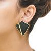 Genelia Deshmukh in Sais Stud Earrings