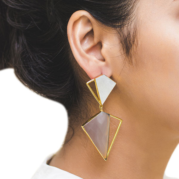 Raveena Tandon in Thinis Earrings