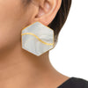 Mellifera Earrings- White