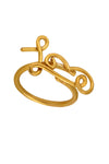 Ally - 22K Gold Plated Love Ring