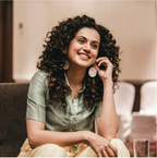 Tapsee Pannu in Margaret Earrings