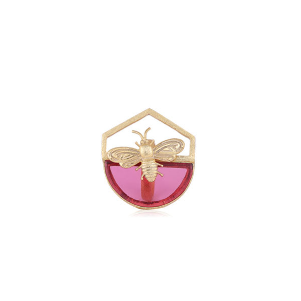 Kiara Advani in Busy Bee Ring- Pink Secondary image