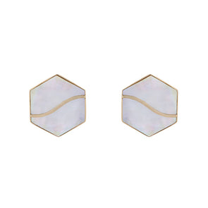 Mellifera Earrings- White