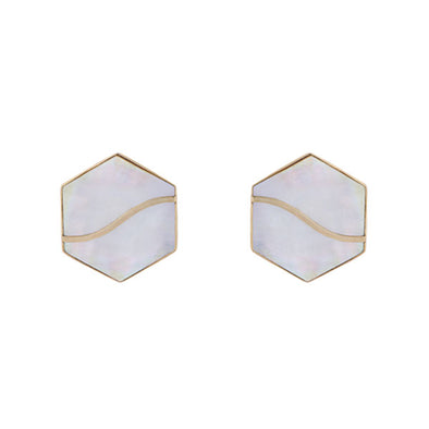 Mellifera Earrings- White