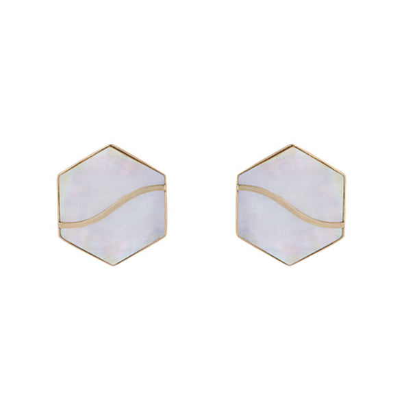 Mellifera Earrings- White