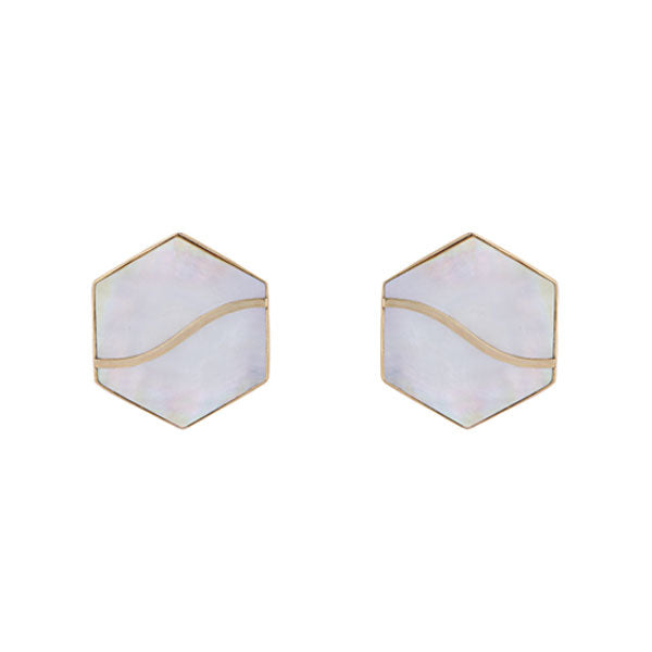 Mellifera Earrings- White