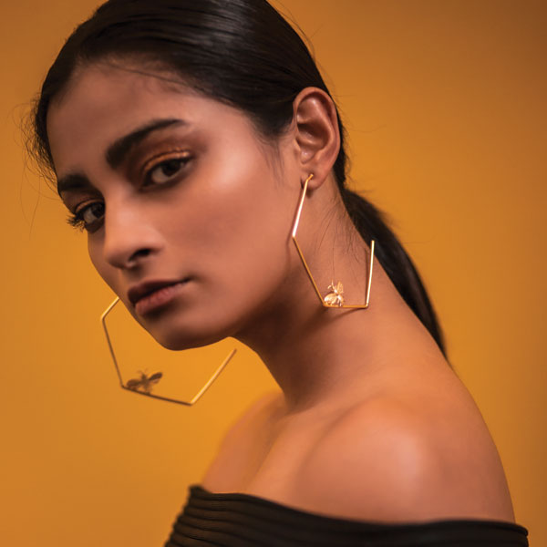 Malavika Monahan in Killer Bee Hoops Secondary image