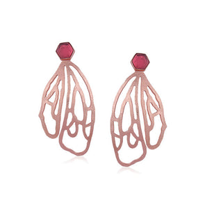 Fantasia Earrings-Rose Gold