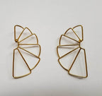 Evelyn Sharma in Sunburst Earrings