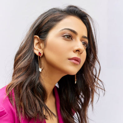 Rakulpreet in Shibin Earrings