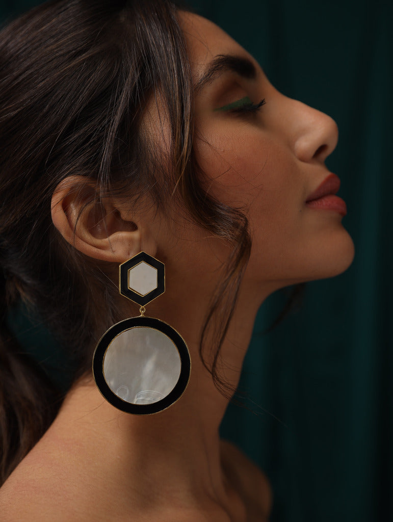 Nitibha Kaul in Azia Earrings Secondary image