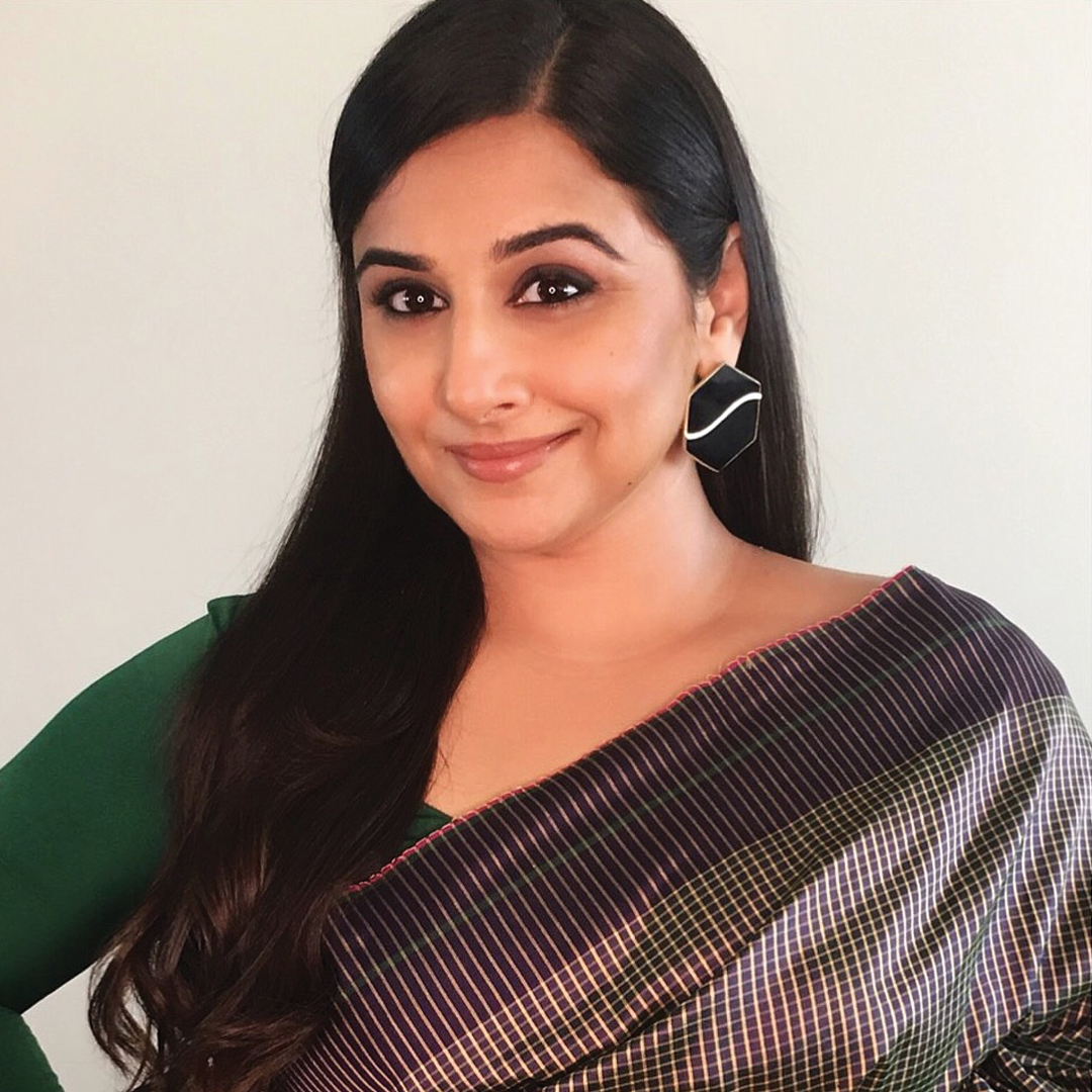 Vidya Balan in Mellifera Earrings- Black Main image